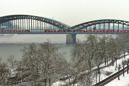 Skyline einer Stadt.