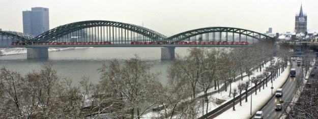 Skyline einer Stadt.